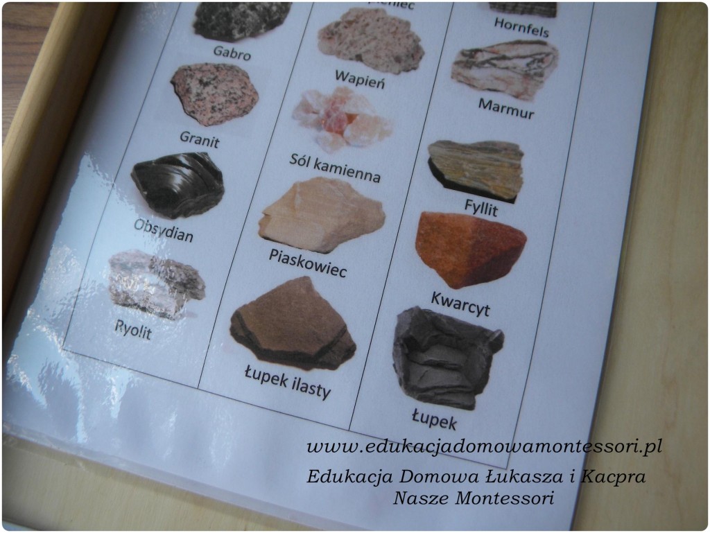 Poszukiwanie skał - Edukacja Domowa Montessori