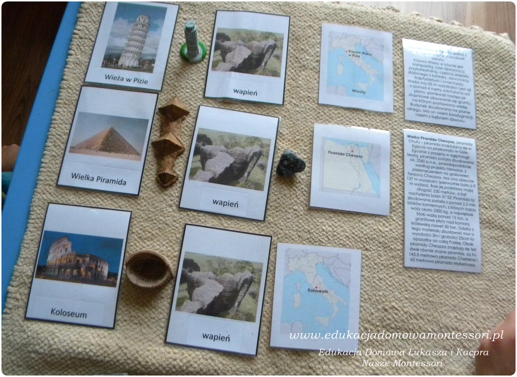 geologia montessori skały