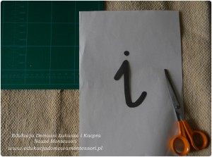 Szorstkie litery - DIY